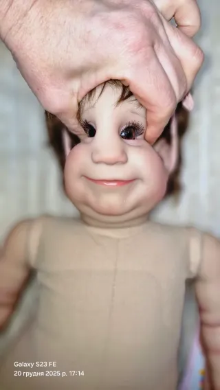 Muñeca estilo reborn 47cm de cuerpo de tela