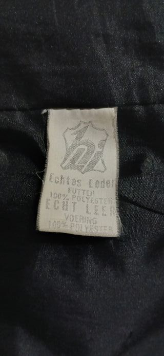 Chaleco de Piel Nice London Negro