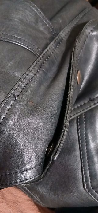 Chaleco de Piel Nice London Negro