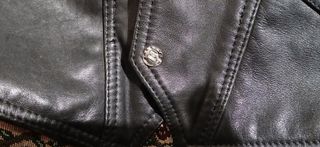 Chaleco de Piel Nice London Negro