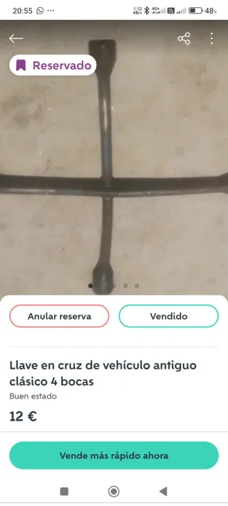 SOTERAS Caja herramientas llaves y llave 4 bocas