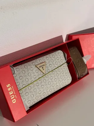 Bolso Guess Beige y Marrón