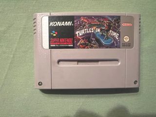 Super Nintendo Turtles in Time Konami