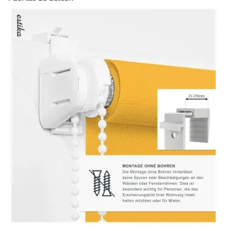 Estor Enrollable Estika 140x150 cm Tela