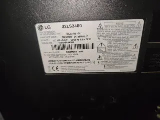 Televisión LG Negra