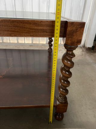 Mesa de centro marqueteria restaurada