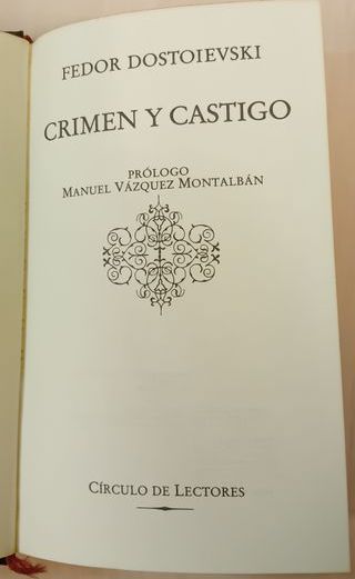 Crimen y castigo - Fedor Dostoievski
