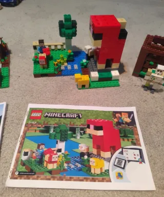 Lote Lego Minecraft 21153 + 21159 + 21171