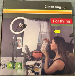 Aro de Luz LED con Trípode y Soporte Móvil