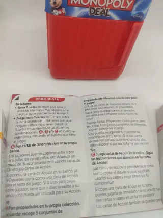 Monopoly Deal Disney juego de cartas