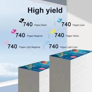 Cartuchos de tinta compatibles con Epson 24XL para impresora Expression Photo XP-970 XP-55