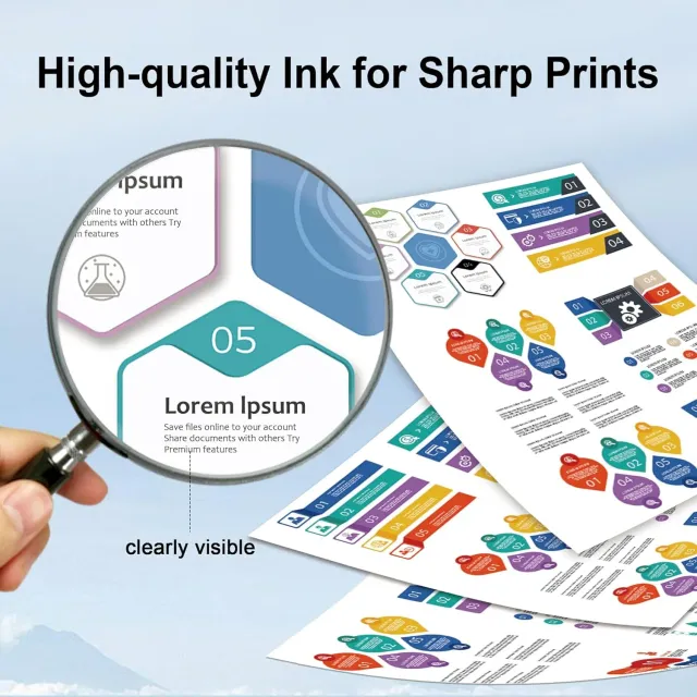 Cartucce d'inchiostro compatibili con Epson 24XL per stampante Expression Photo XP-970 XP-55