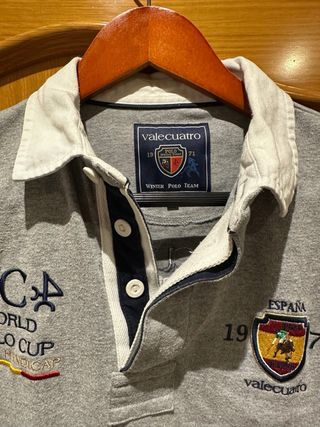 Polo Manga Larga Valecuatro Hombre Bandera Esp