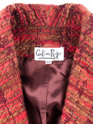 Giacchetta Donna Antonia Rosso Taglia 48