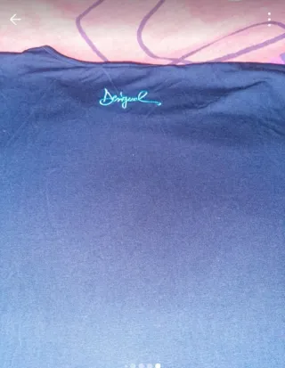 Vestido Desigual Negro Multicolor