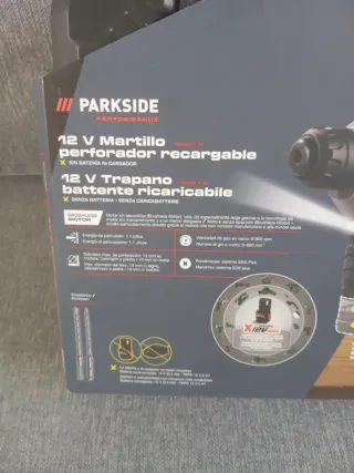 Parkside 12V Martillo Perforador Recargable