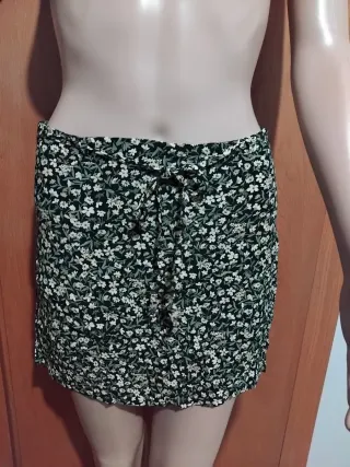 Falda pantalón corta floral