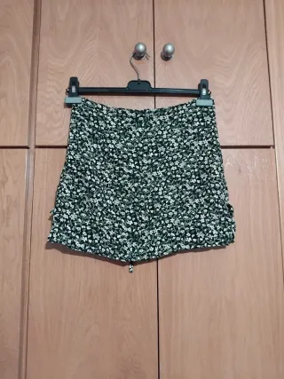 Falda pantalón corta floral