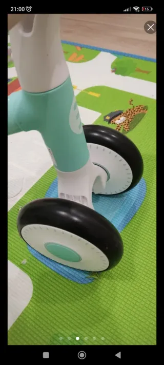 Bicicleta correpasillos infantil