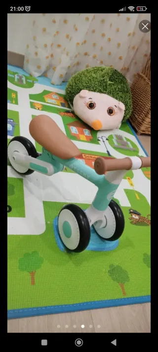 Bicicleta correpasillos infantil