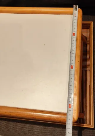 Bandeja para cama/sofá de madera. 2 piezas