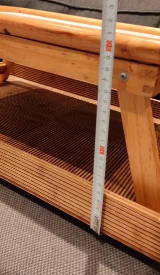 Bandeja para cama/sofá de madera. 2 piezas