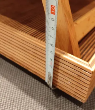 Bandeja para cama/sofá de madera. 2 piezas