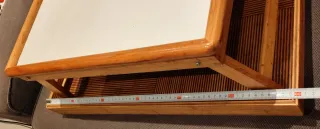 Bandeja para cama/sofá de madera. 2 piezas