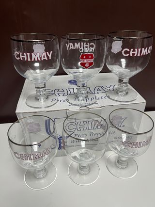 Set 6 Calici Birra Chimay da Collezione
