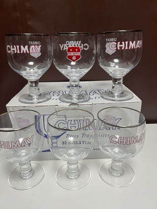 Set 6 Calici Birra Chimay da Collezione