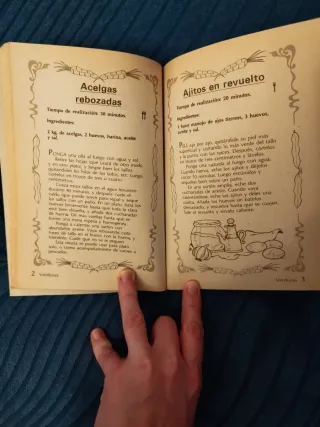 Libro de cocina de pastas y arroces.