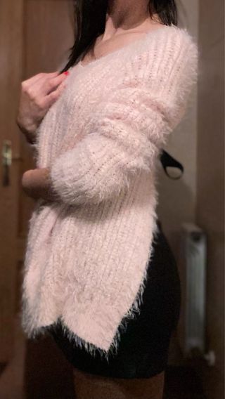 Jersey rosa Grace & Mila con espalda abierta