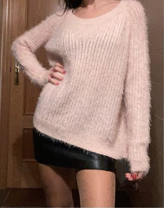 Jersey rosa Grace & Mila con espalda abierta