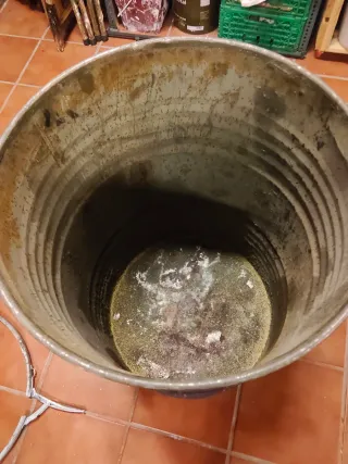 Bidón Metálico 200L Cierre Ballesta Recuperado