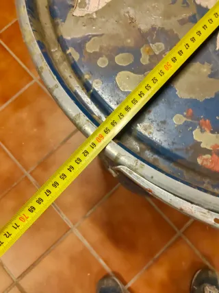 Bidón Metálico 200L Cierre Ballesta Recuperado