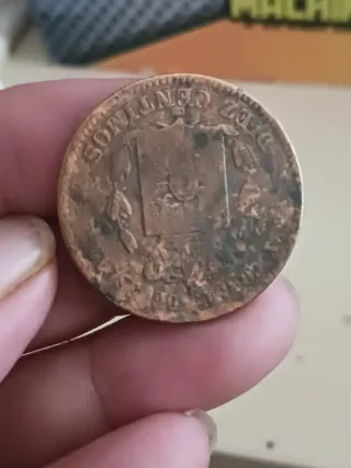 Moneda Antigua 10 Céntimos 1877