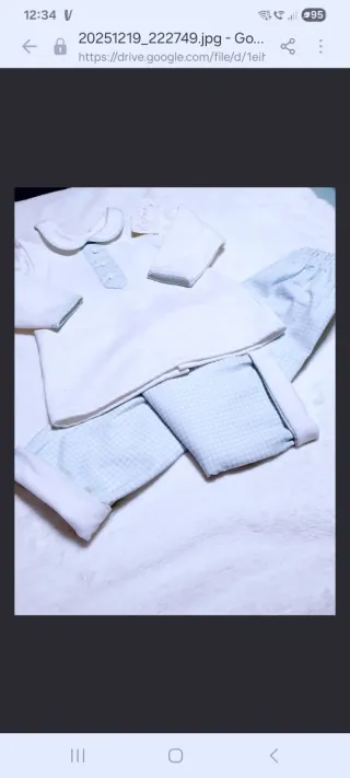 Conjunto bebé 36 meses