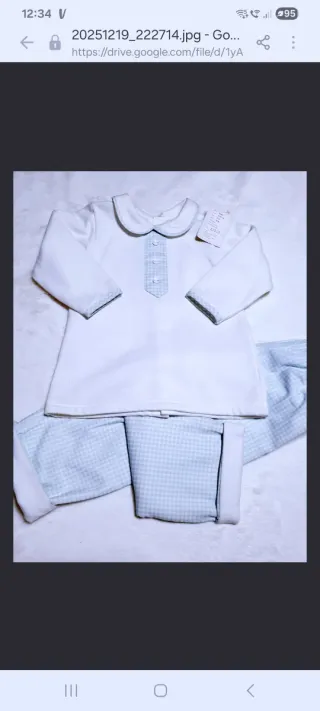 Conjunto bebé 36 meses