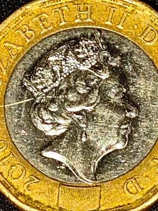 Moneda de coleccionista Isabel II 2016