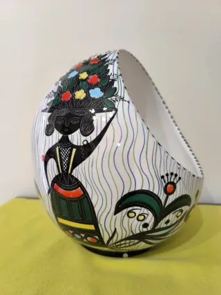 Vaso Ceramica Etruria Decorato