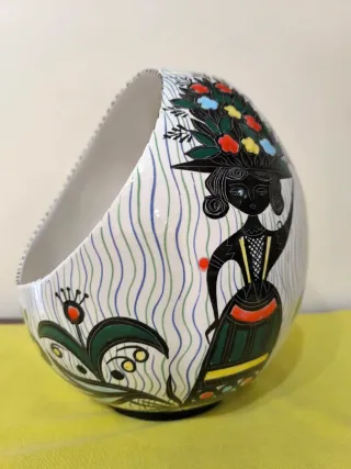 Vaso Ceramica Etruria Decorato