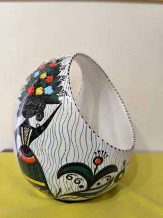 Vaso Ceramica Etruria Decorato