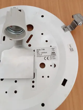 Plafónes de techo 30cm cristal y metal