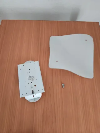 Plafónes de techo 30cm cristal y metal