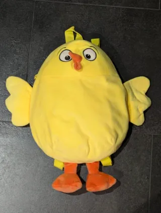 Mochila peluche pollo Pepe