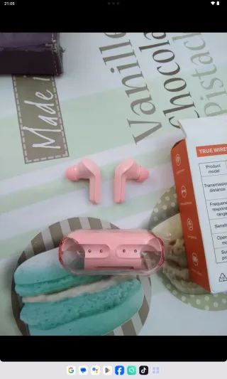 Auriculares Bluetooth Inalámbricos Rosas