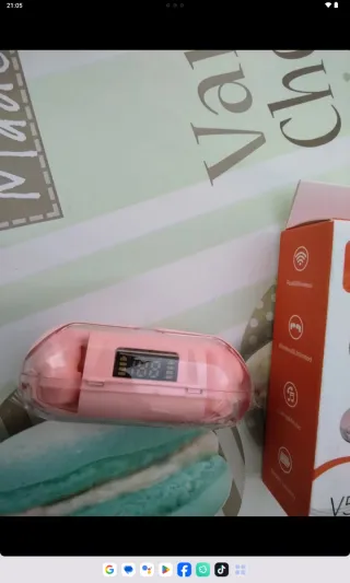 Auriculares Bluetooth Inalámbricos Rosas