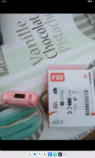 Auriculares Bluetooth Inalámbricos Rosas