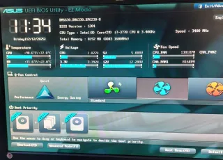 PC Asus Intel i7 3.4GHz 8GB RAM 1TB SSD