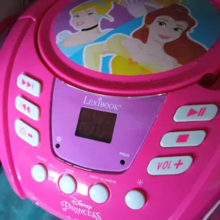 Radio CD Princesas Disney Lexibook Bluetooth
